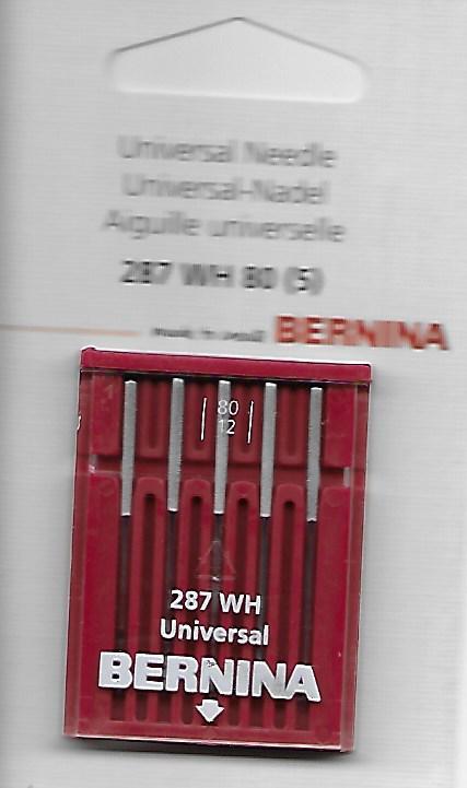 BERNINA 287 WH SES, für Industriemaschinen, Nr.80, Blister a 5 Stk.