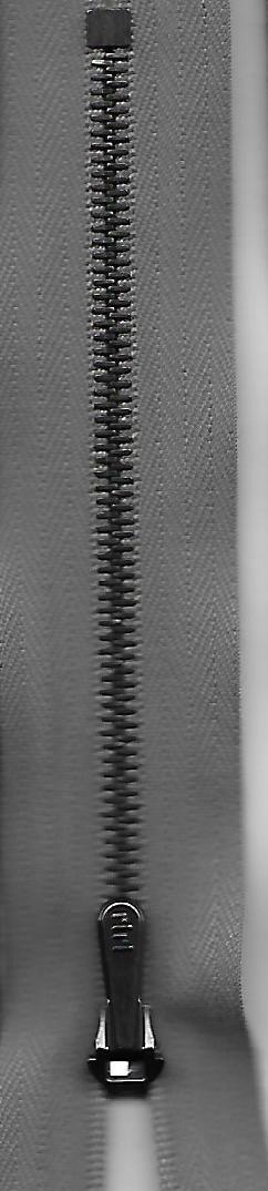 Reissverschluss, Metal 4, Altsilber, Hosen, hellgrau, Col. 2105, 18cm