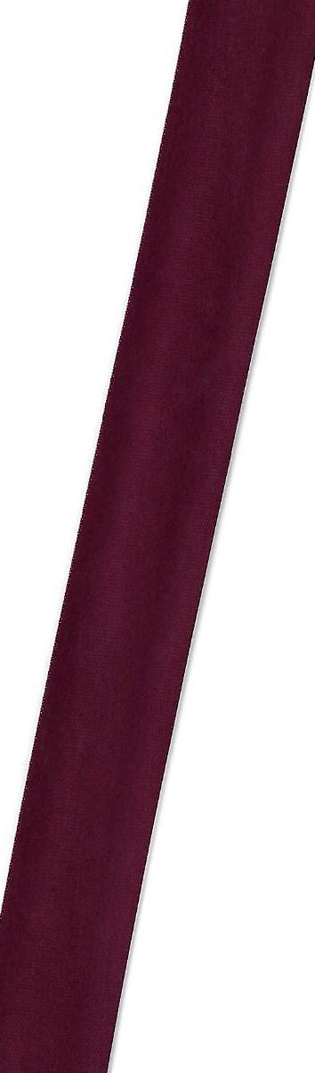 SCHRÄGBAND, SATIN, POLYESTER, 20 MM, (10, 20, 10 mm) gefalzt, weinrot