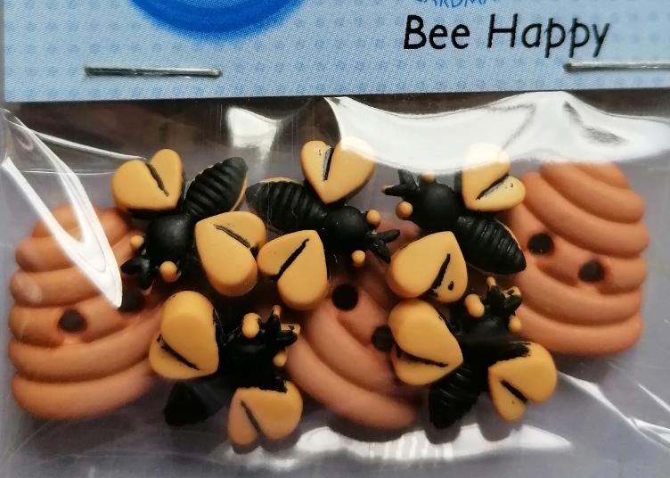 Dress It Up, Bee Happy (Mix mit Bienen mit Bienenstock), 6 Stk.