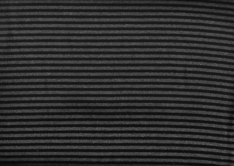 Trikotbündchen Strickschlauch,schwarz/grau gestreift, 95% Baumwolle, 5% Elesthan