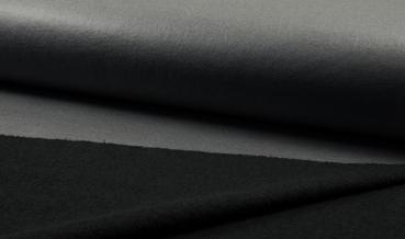 Sweat, beschichtet, schwarz, 100 % Baumwolle,