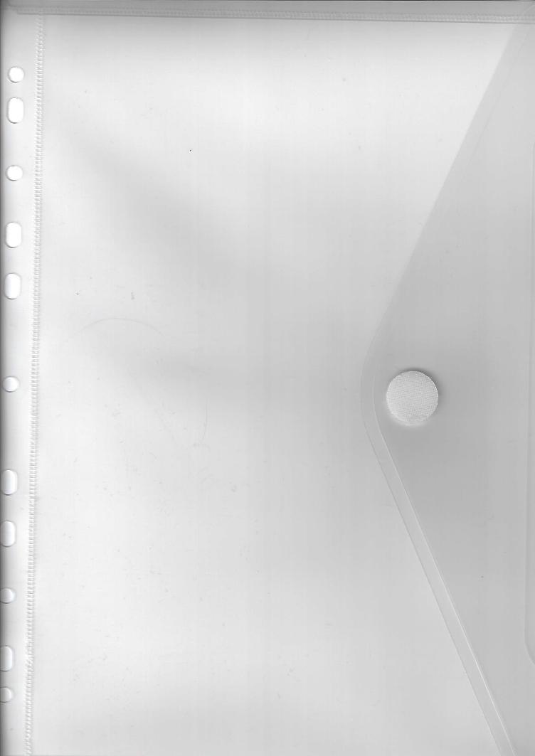 Multi-Taschen A4, transparent, mit Lochung für Schnittmuster