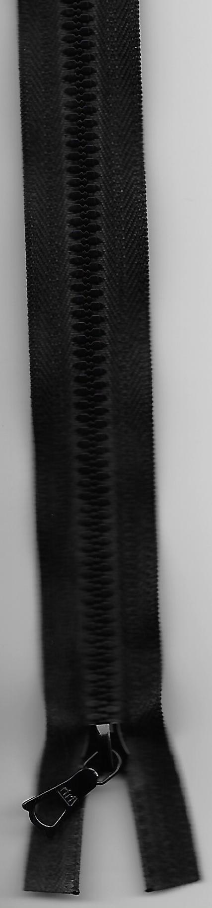 Reissverschluss, Decor 6E, teilbar, schwarz, Col. 2110, 60cm
