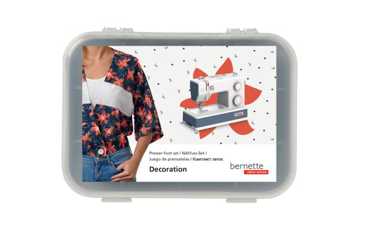 Nähfuss-Set Decoration für Bernette b05, NÄHWEEKS