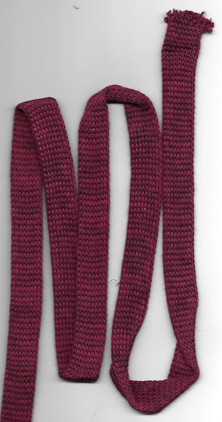 Hamburger Liebe, shine me, Flachkordel Hoodie, uni violett, 100 % Bio-Baumwolle, 20mm breit