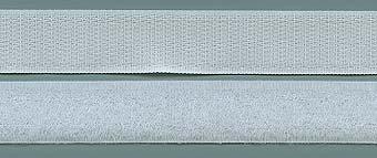 WELTICREATIV KLETTVERSCHLUSS ZUM ANNÄHEN, SCHLAUFEN- UND HAKENBAND, weiss, 20mm