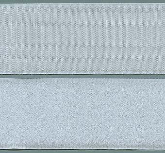WELTICREATIV KLETTVERSCHLUSS ZUM ANNÄHEN, SCHLAUFEN- UND HAKENBAND, weiss, 50mm