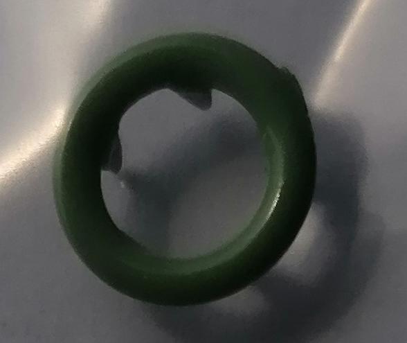 Druckknöpfe Zackenring, Elegant 2/1, Col. Mittelgrün, für Jersey, 9,5mm (Elegant 2/a, Elegant 2/b)