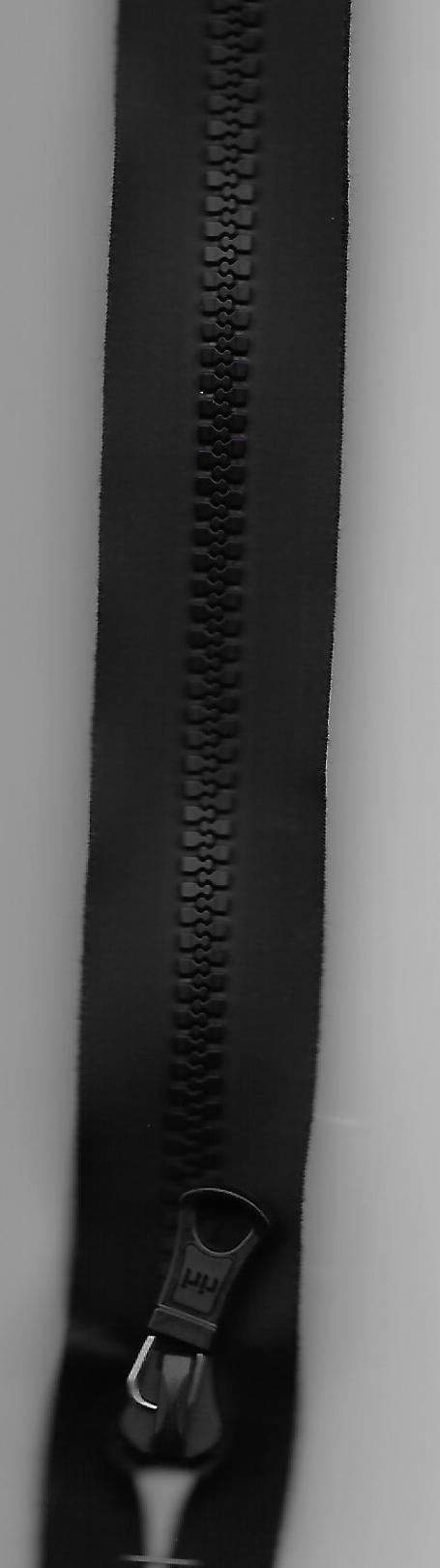 Reissverschluss, AquaZIP 6, Kunststoffzacken, teilbar, schwarz/schwarz, Col. 2110, 80cm