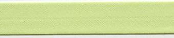 Baumwoll-Schrägband mit Elastananteil, uni, lindengrün, 97 % Baumwolle, 3 % Elastan, Col. 35