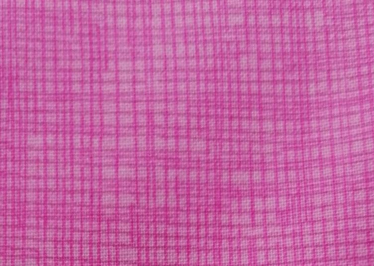 Baumwolle, rosa mit pinkigen Längs- und Querstreifen, für Patchwork und Kleider, 100 % Premium Baumwolle