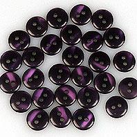 WÄSCHEKNOPF POLY. 18` = 11 MM UNI VIOLETT