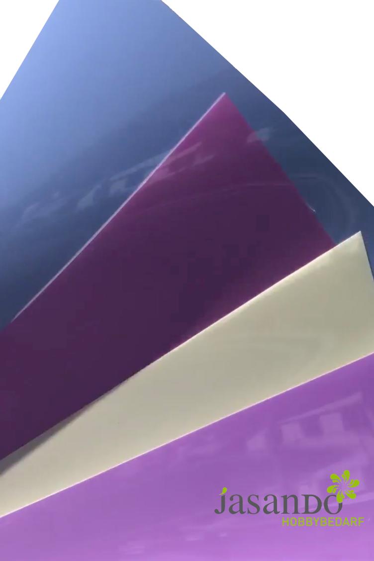UV-sensitive Flexfolie, blau, 30 cm breit